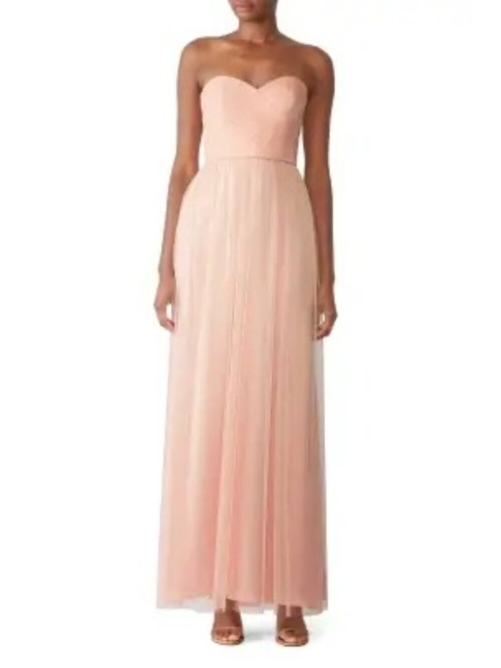 R-22. AMSALE Blush Strapless Gown